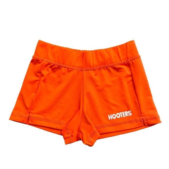 🔃Hooters Logo Orange Waitress Uniform Shorts - Picture 1 of 6